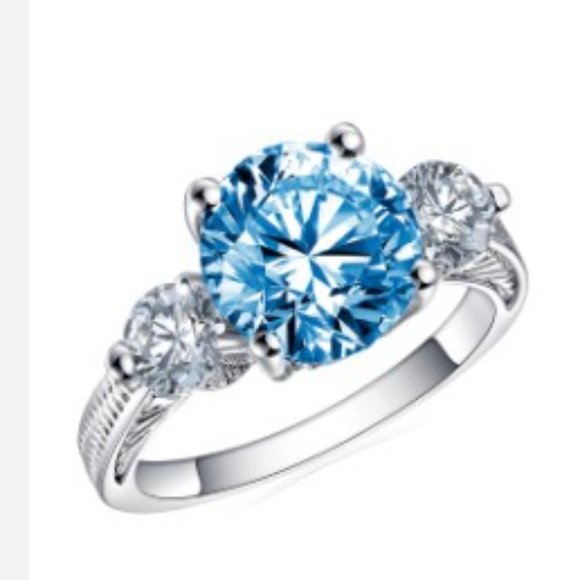 Jewelry - Fashion Design White Gold Zircon Ring
